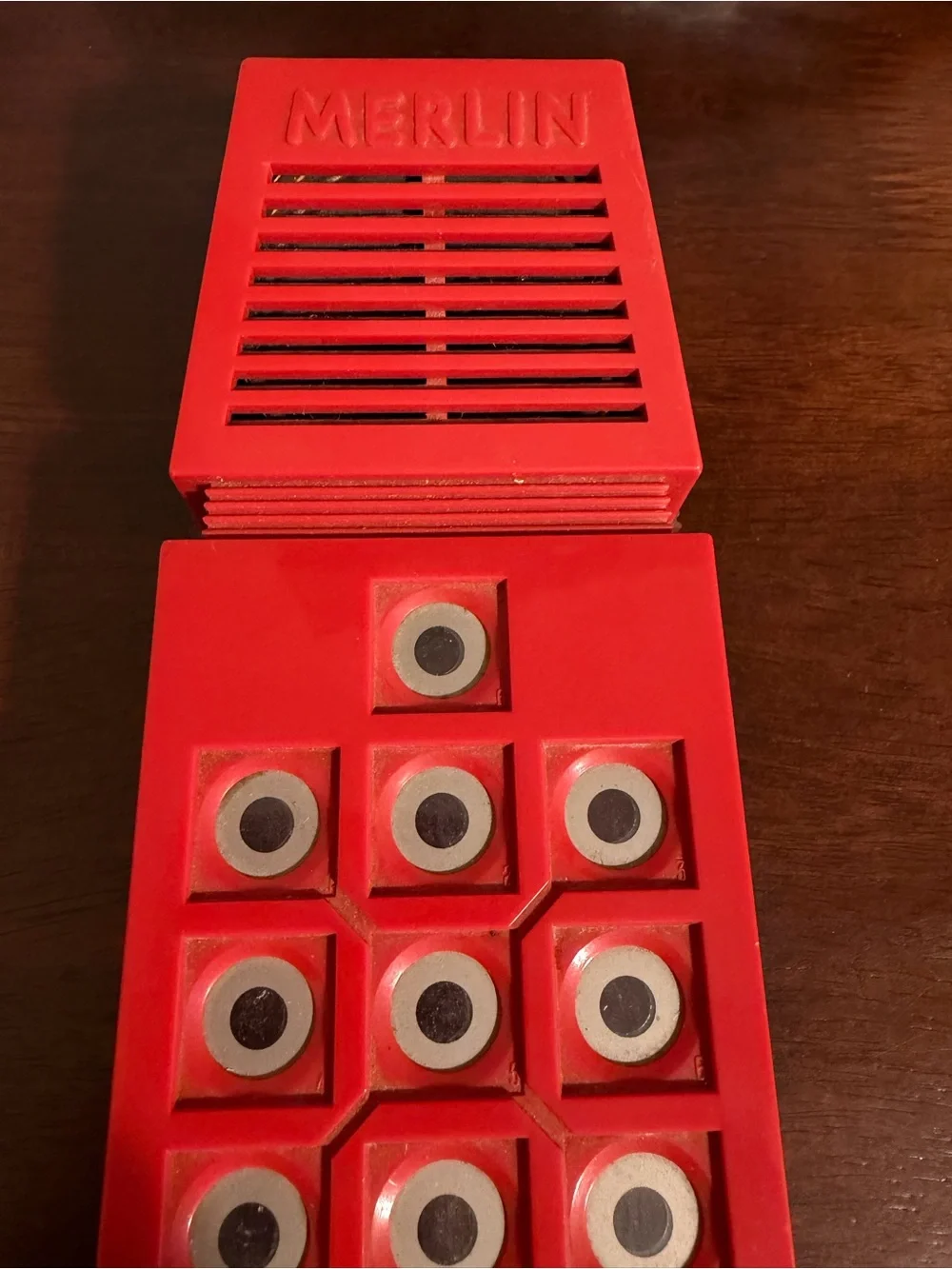 Vintage 1978 Merlin Electronic Handheld Game Parker Brothers Tested Works